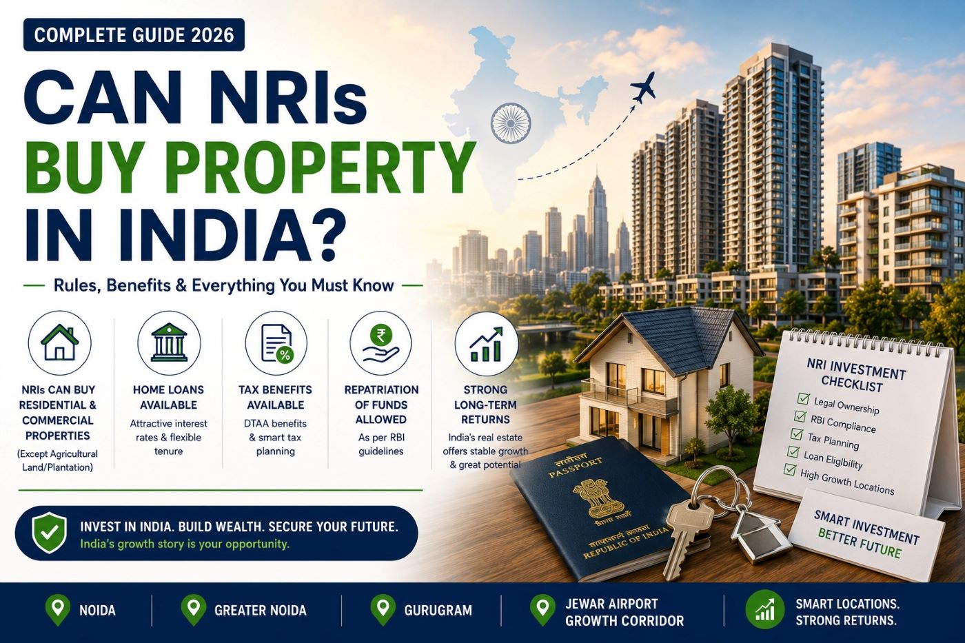 Can NRIs Buy Property in India? Complete NRI Property Investment Guide 2026