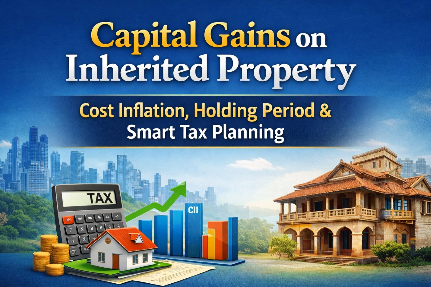 Capital Gains on Inherited Property in India – Cost Inflation & Tax Planning Guide