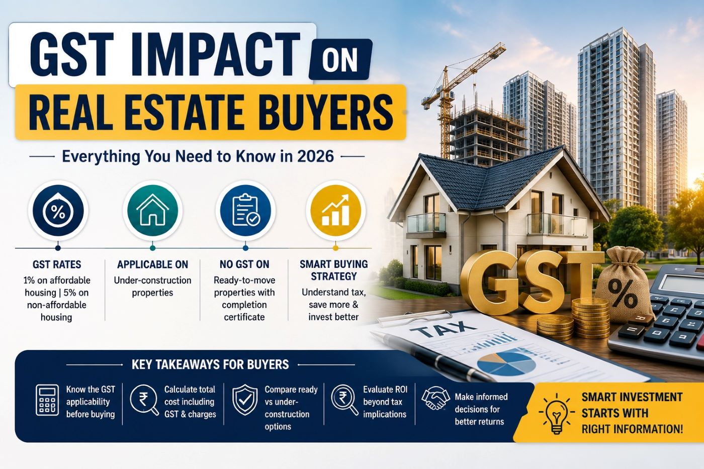 GST Impact on Real Estate Buyers: Everything Homebuyers & Investors Must Know in 2026