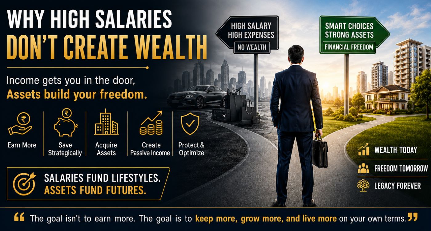 Why High Salaries Don't Create Wealth