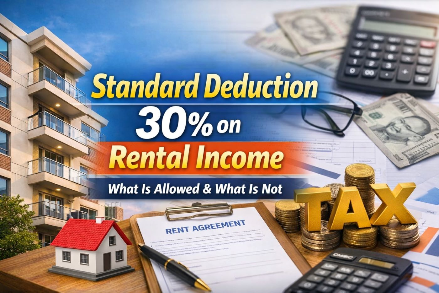 Standard Deduction 30% on Rental Income – What Is Allowed & What Is Not